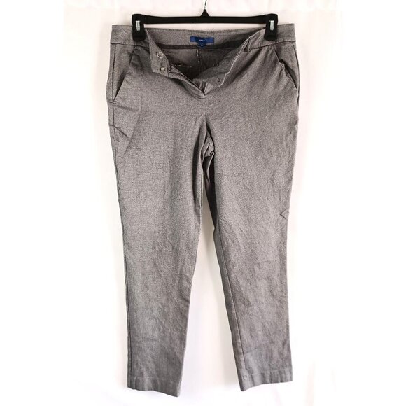 Apt. 9 Slim Leg Super Stretch Ankle Pants Women’s Sz 16 Flat Front Mid Rise - Picture 1 of 8